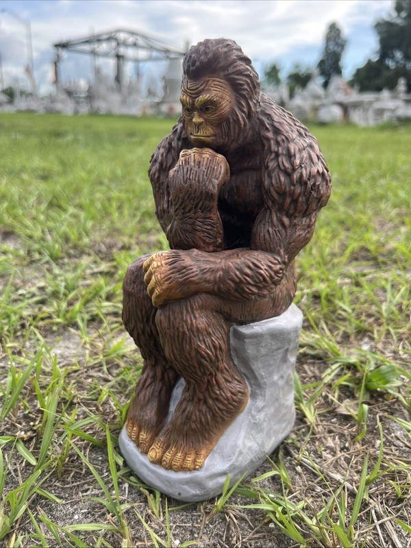 Latex Fiberglass Mold. Make Concrete Or Plaster 8 Inches Tall Bigfoot Thinking. 