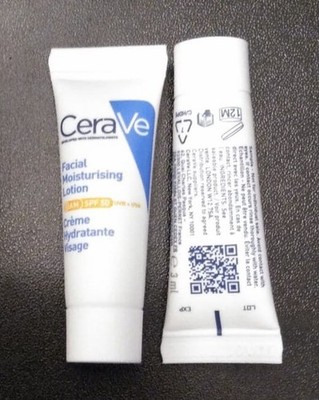 CERAVE CREME GESICHT FEUCHTIGKEITSLOTION SPF 50 3m HANDGEPÄCK URLAUB REISEGRÖSSE