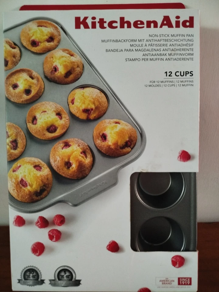 Teglia Per Muffin Acciaio Inox/ Kitchen Aid - Immagine 2 di 4