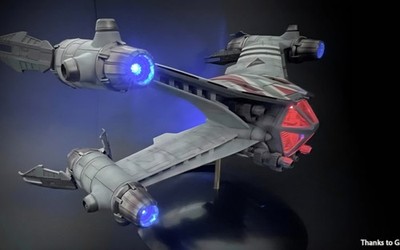 Babylon 5  1/32 scale Starfury Fighter Ship Model Kit Large 19'' Custom 3d Model