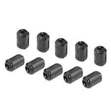 10Pcs 13mm Ferrite Cores Ring Noise Suppression Clip-On RFI EMI Filter Clip