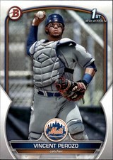 2023 Bowman #BP-102 Vincent Perozo New York Mets