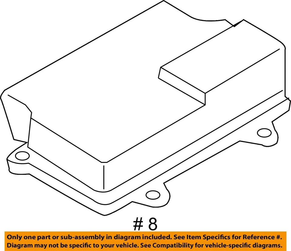 Módulo de control de sensor de seguridad Volvo S60 2014-2015 OEM Foto 4 de 4