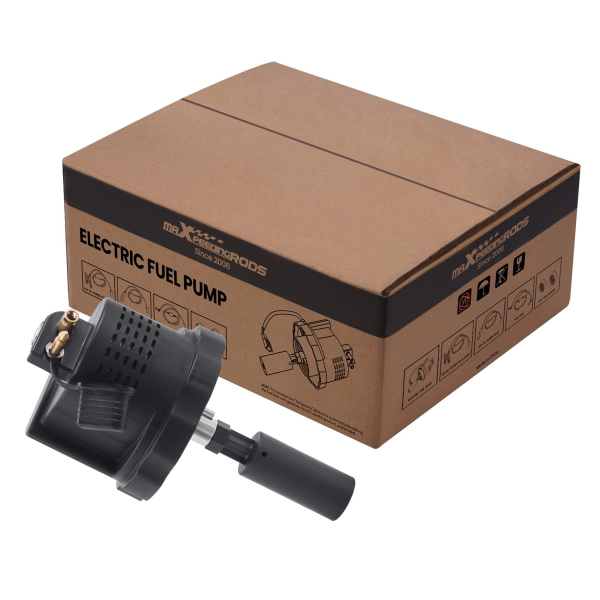 Pompe à Carburant électrique 12V MaXpeedingrods Pour Générateurs MXR Série 2350 à 4000 - Neuf Avec Kit Complet