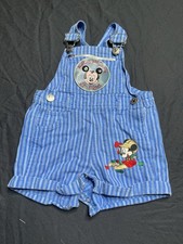Disney Mickey Mouse Vintage 90s Overalls Dress Vintage Baby