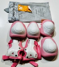 Pink Crzko Protective Knee Pads, Elbow Pads, Wrist Guard Kids/Teenager