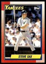 1990 Topps Steve Sax New York Yankees #560