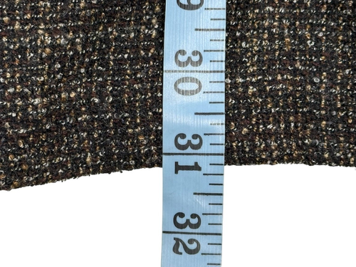 Hickey Freeman Sport Coat Blazer Suit Jacket 44 R Black Donegal Tweed Wool USA - Afbeelding 16 van 20