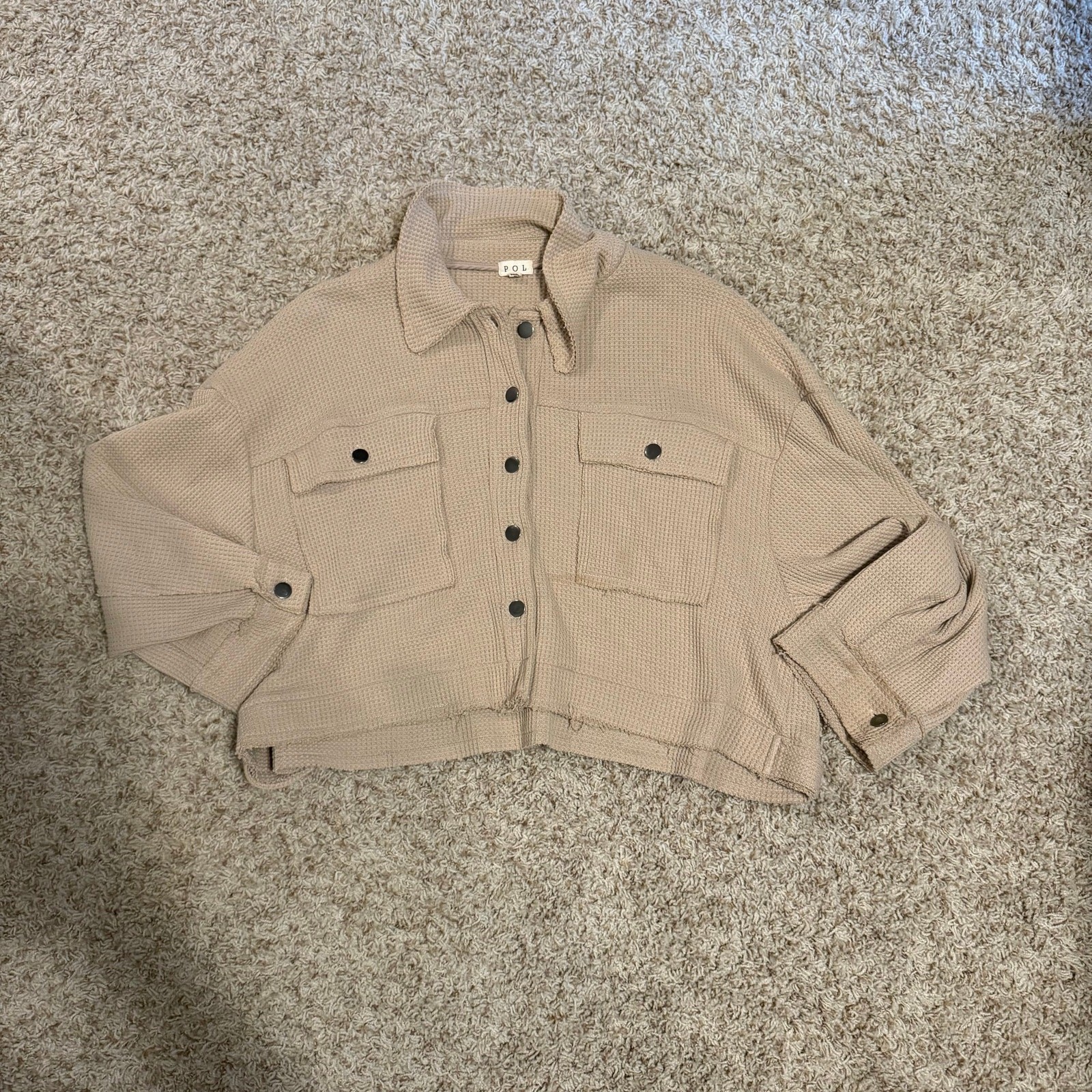 POL Waffle Shacket - image 1