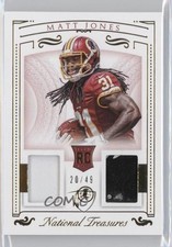 2015 Panini National Treasures Rookie Dual Materials Gold 20/49 Matt Jones 0f8