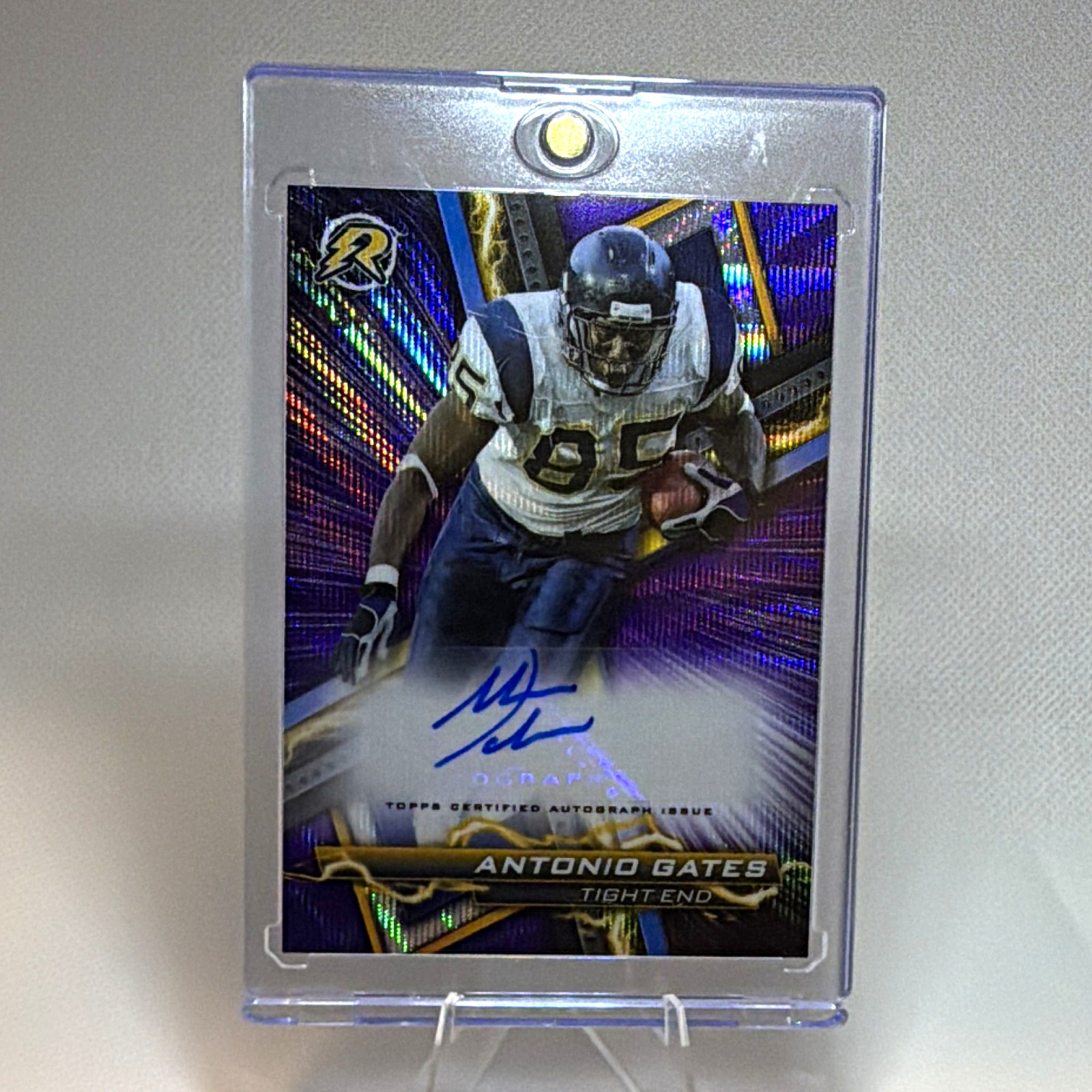 2023 Topps Composite Antonio Gates Resurgence Signatures Purple /99 Auto #RA-AG