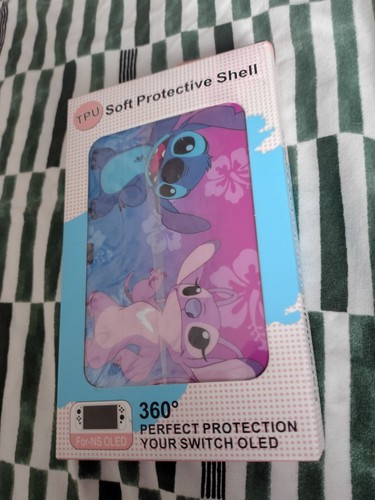 Nintendo Switch Oled Model Soft Protective Case Stitch And Angel | eBay UK