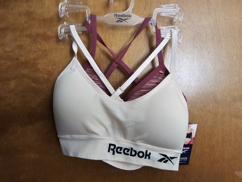 Reebok Seamless Performance Training Sport BH 2er Pack Größe L