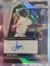 2025 Panini Prizm - Prospect Signatures Holo Prizm Jesus Made #PS-JM (AU, RC)