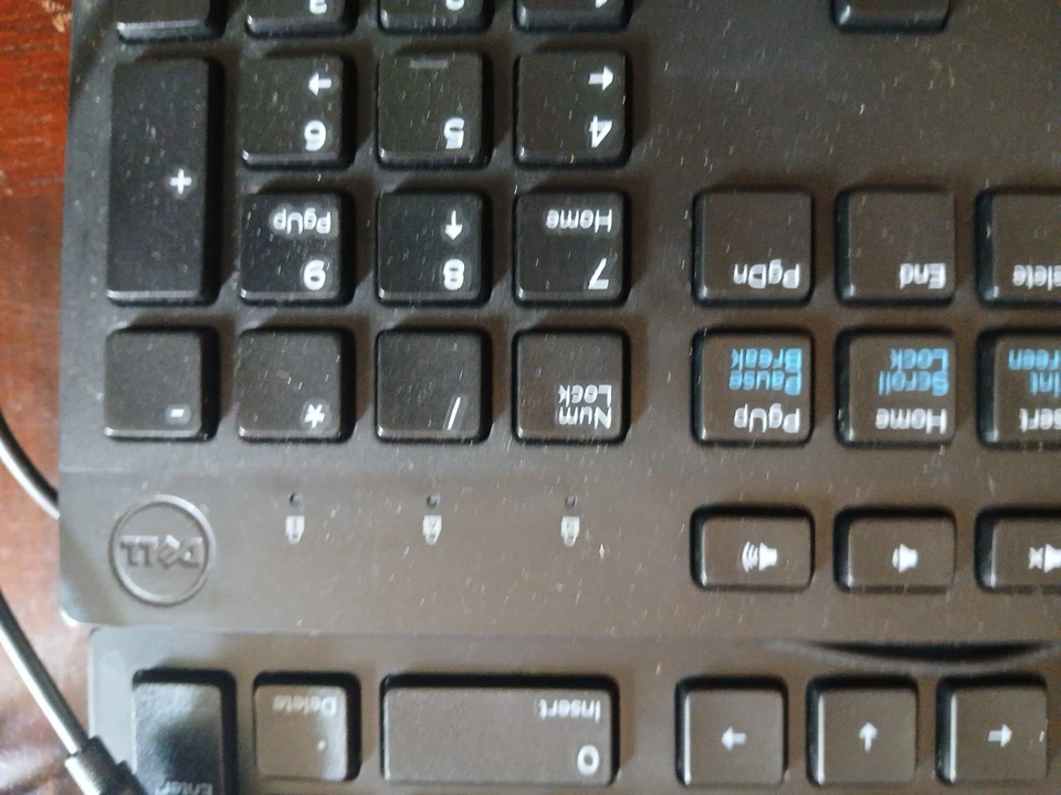 [x3 Lot] DELL KB216P Slim Wired USB PC Desktop Keyboards Black - Image 4 of 4