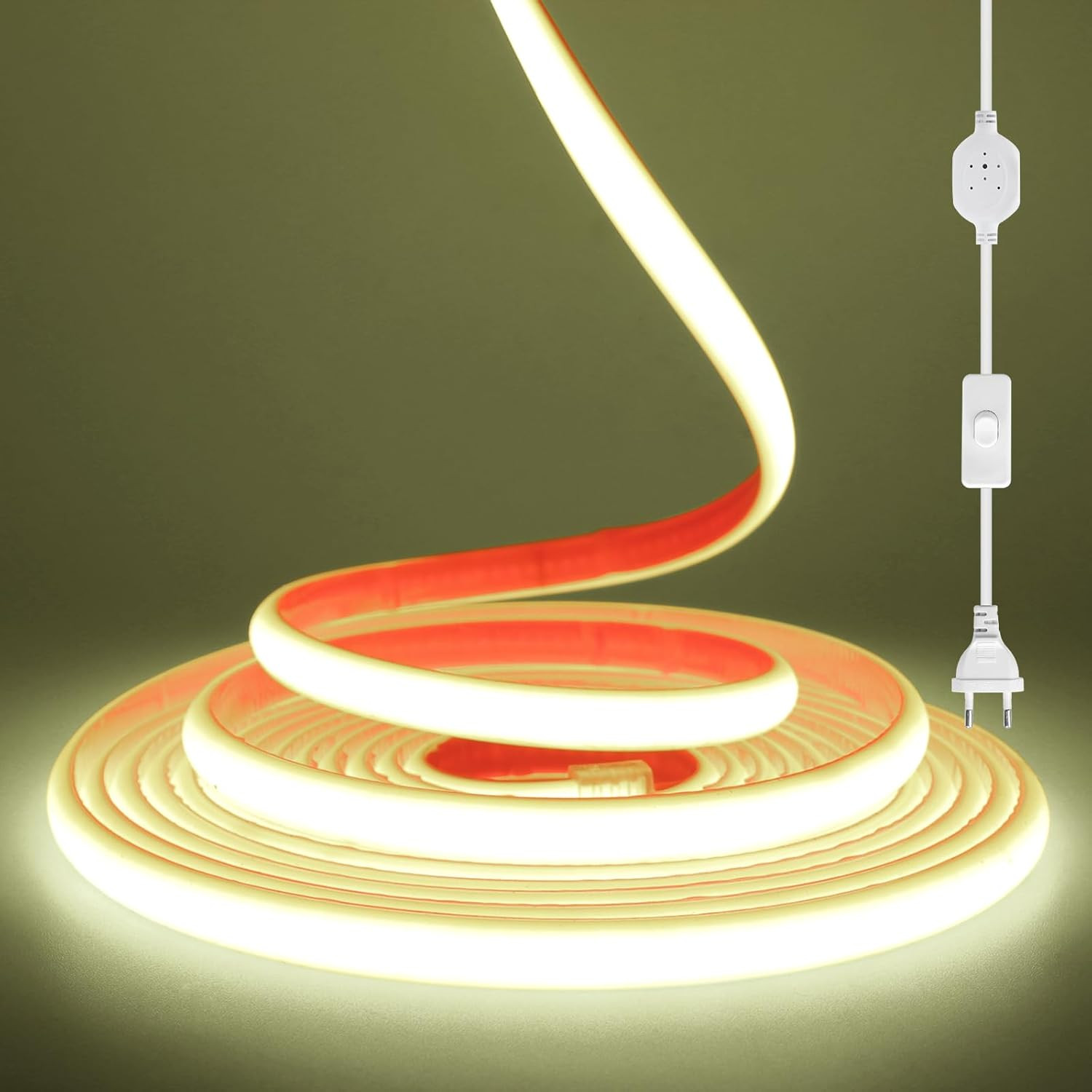 Striscia LED COB 230V Neon 288 LED/m IP67 Impermeabile - Taglio 50cm