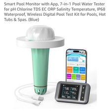 7 In 1 Digital Wifi Pool Water Quality Monitor Pheccltds Orptemp Detector 7 In 1 Digital Wifi Pool Water Quality Monitor Pheccltds Orptemp Detector