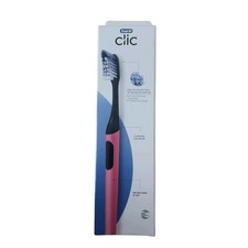 Oral-B Clic Manual Toothbrush with Replaceable Brush Head Pink