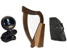 Baby Celtic Harp Package Includes: Roosebeck Baby Celtic Harp 12-string w/ Knotw