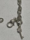 JUDITH RIPKA Sterling KEY TO MY HEART 20" Cable Link Necklace w/ Key Charm — photo 3