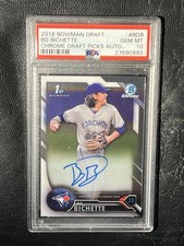 BO BICHETTE 2016 Bowman Chrome Auto PSA 10 Gem Mint CDA-BOB
