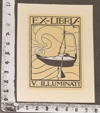 WUNDERKAMMER AN EXLIBRIS 557 - " V ILLUMINATI " -* GIUSEPPE MAININI * - P