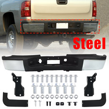 Steel Chrome Rear Bumper For 2011-2014 Chevy Silveradogmc Sierra 2500hd 3500hd Steel Chrome Rear Bumper For 2011-2014 Chevy Silveradogmc Sierra 2500hd 3500hd