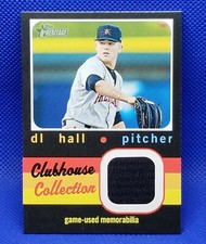 D.L. Hall (2020) Topps Heritage Minor League Clubhouse Collection Jersey Relic