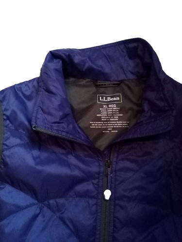 LL Bean Vest Womens XL Full Zip Pockets Purple Quilted Lightweight - Picture 3 of 10