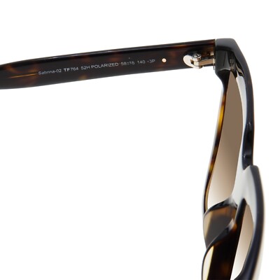 Tom Ford Sabrina Sunglasses FT0764 52H Havana/Black  display picture 1