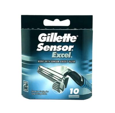 10 Gillette Sensor Excel Klingen Rasierklingen  Klingen NEU/OVP