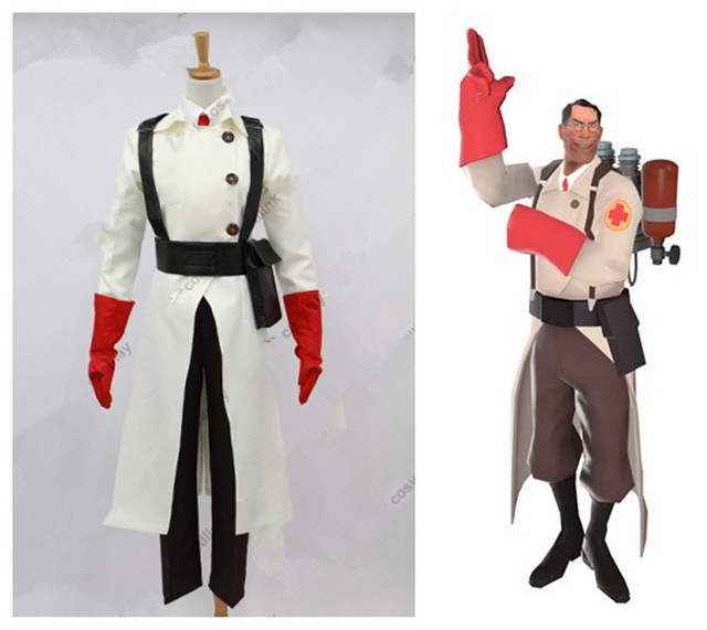 NEW Team Fortress 2 Medic Cosplay Costume eBay