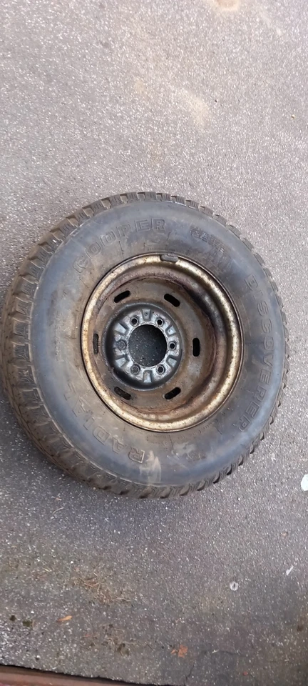 Hyundai Galloper Felge Stahlfelge Rad Ersatzrad Gelände 235/75/15🚛😉 - Bild 4 von 4