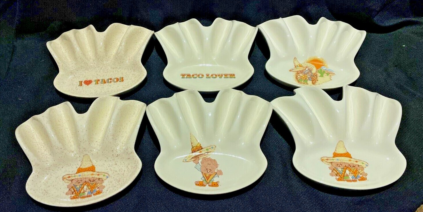 I Love Tacos Vintage Ceramic Taco Holder Made in 1982 | eBay