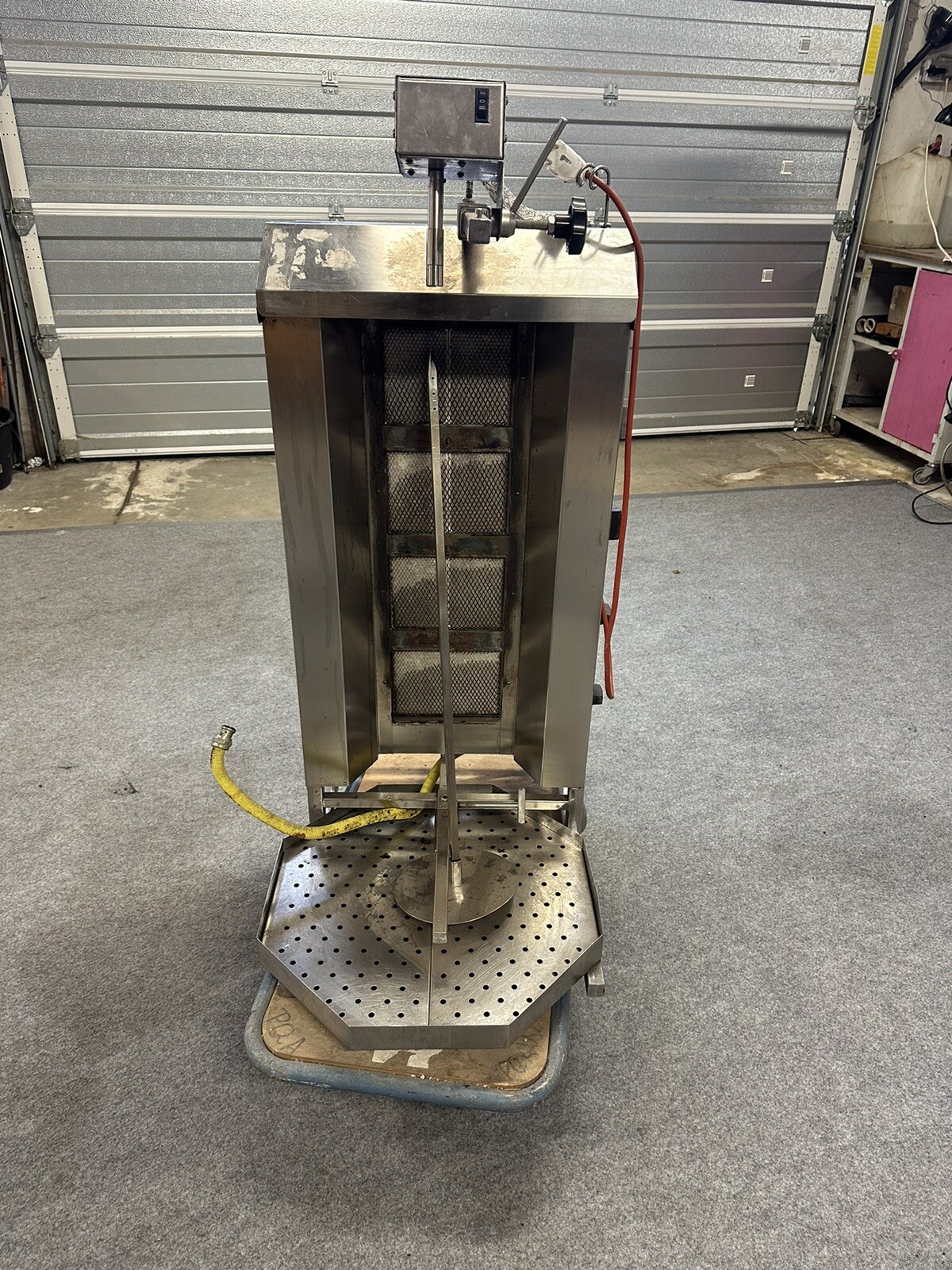 Dönergrill Gebap Gyrosgrill Vertikalgrill -Dyros-Drehspieß Gas