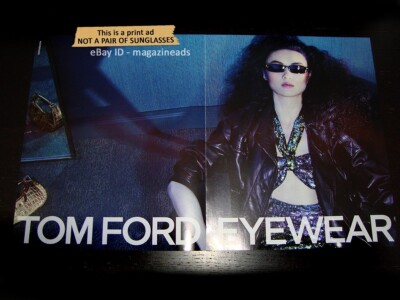 TOM FORD Eyewear 2-Page PRINT AD Spring 2023 HE CONG Steven Klein GORGEOUS WOMAN