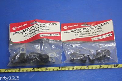 Napa Insulated Closed Clamps 3/8'' 770-1153 & 1/2'' 770-1155
