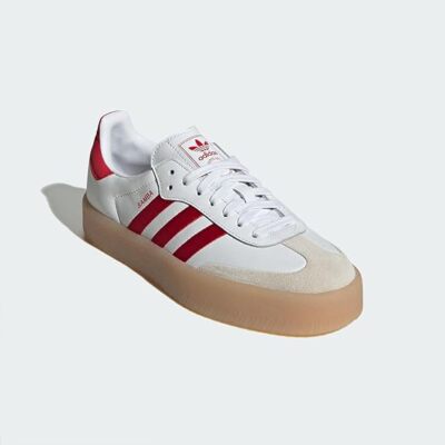 adidas Originals Samba Footwear White/Better Scarlet ID0438 Shoes