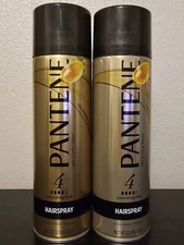 Lot of 2 Pantene Pro-V Level 4 Extra Strong Hold Texture-Building Hairspray 11oz