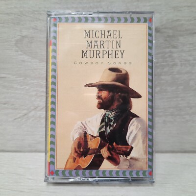 Michael Martin Murphey - Cowboy Songs - Cassette Tape - Warner Bros Record - VGC
