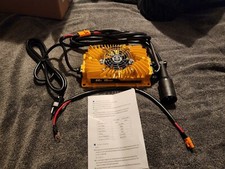 Scilulu Aluminum Alloy 48 Volt, 15 Amp EZGO RXV  TXT Golf Cart Battery Charger