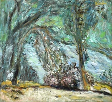 Su Xiaobai: Forest Glade. Signed Original Painting.