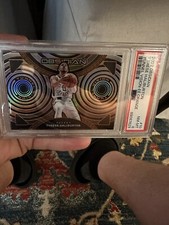 2022 Panini Obsidian Basketball Tyrese Haliburton Tunnel Vision EE Orange PSA 8