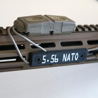 2 Slot Custom Text  M-LOK Cable Management  Rail Cover (3.14''/80mm) High-Temp