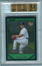 2007 Bowman Chrome #210 Daisuke Matsuzaka Rookie Card RC BGS 9.5 Gem Mint Graded. rookie card picture