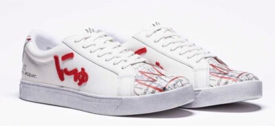 Nyu x Basquiat Limited Collaboration SANGACIO in hand USsize 9.5