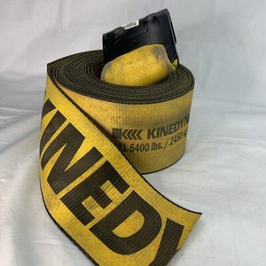 Kinedyne 4" x 30' Winch Strap with 4" Flat Hook-5400 lbs Working Load Limit