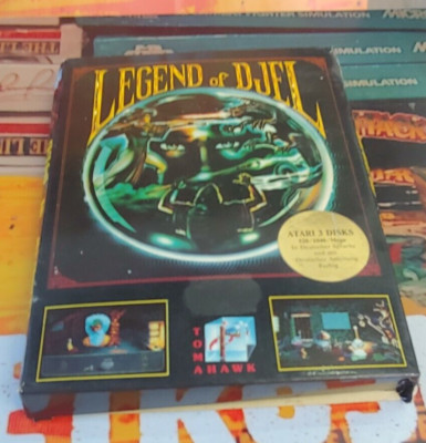 Legend of Djel (CVS 1989) Atari ST (Box, Manual, 3 Discs) works 16-bit