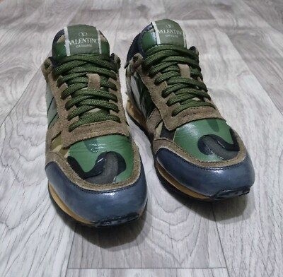 Garavani Camouflage Sneakers Chaussure Valentino Camouflage