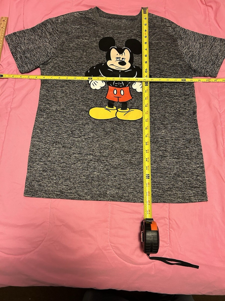 Disney Mickey Mouse Muscle Gym Muscular Shirt Polyester UNK Size